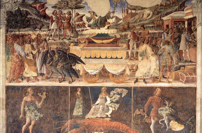 Cosimo Tura Triumph of Mercury Spain oil painting art